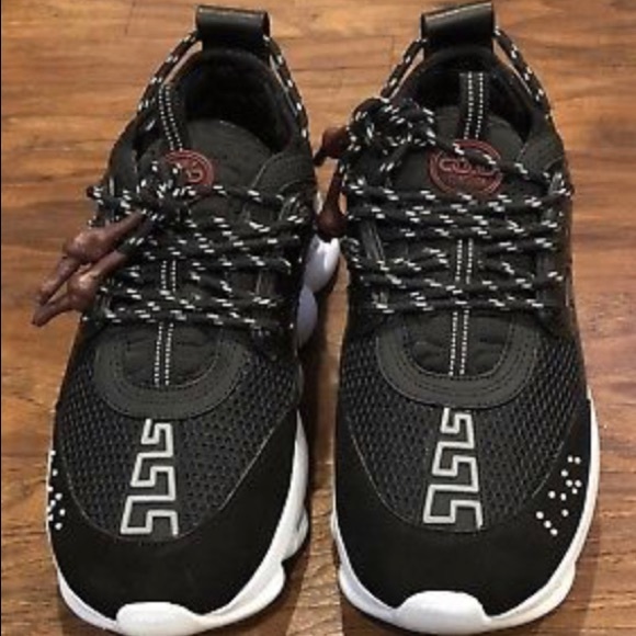 Versace Chain Reaction Sneakers US Men’s Size 10 - Picture 2 of 8